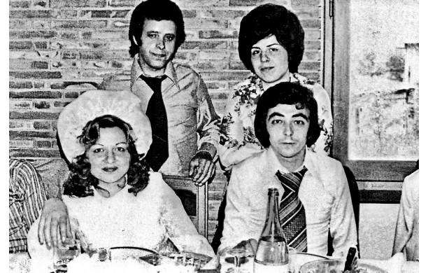 1973, Sabato 19 Maggio - Elio e Gabriella, sposi