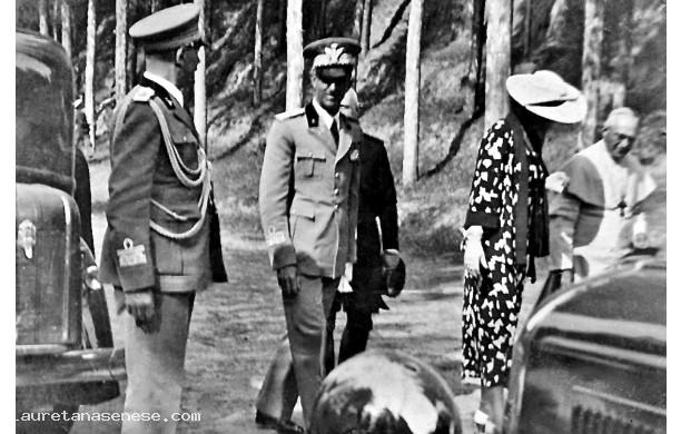 1935, Marted 28 Maggio - Visita di Umberto di Savoia a Monte Oliveto Maggiore