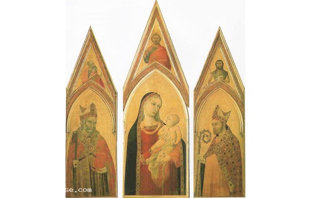 Trittico - Madonna tra Santi Nicola e Procolo