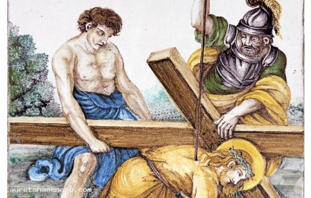 Via Crucis, Stazione 07 - Gesù cade per la seconda volta