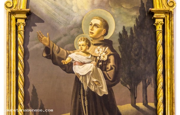 Sant'Antonio con Gesù in braccio