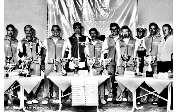 1991, Sabato 28 Settembre - 10° Torneo Donatori: tutti i premiati della competizione