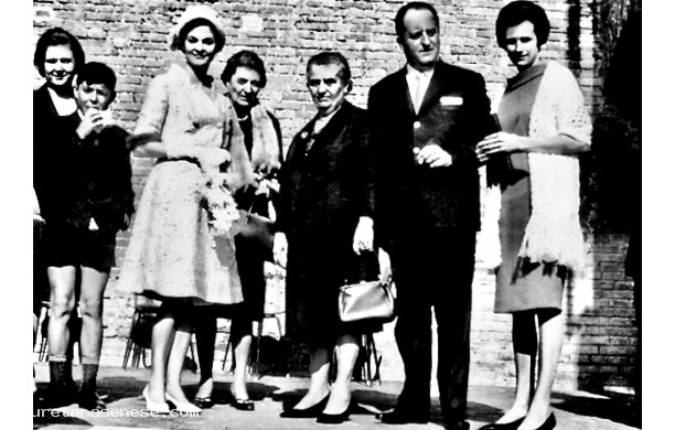 1964, Lunedì 5 Ottobre - Francesco e Laurina prima del pranzo