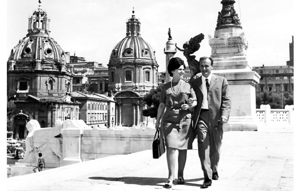 1963, Sabato 7 Settembre - A Roma in viaggio di nozze