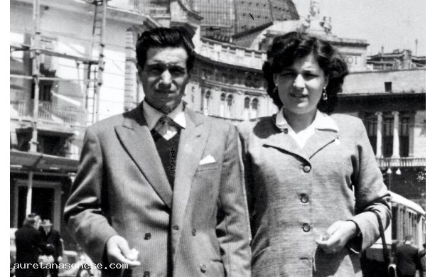 1954 - Adelma e Settimio in viaggio di nozze
