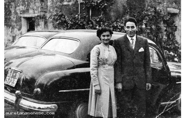 1954 - Ugo, uno dei tanti figli di Olinto, si sposa