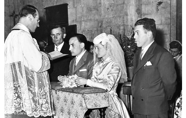 1957, Luned 7 Ottobre - Irma e Renato all'altare