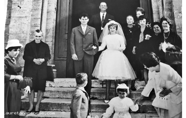 1961, Sabato 14 Ottobre - Matrimonio fra Angiolino e Renella