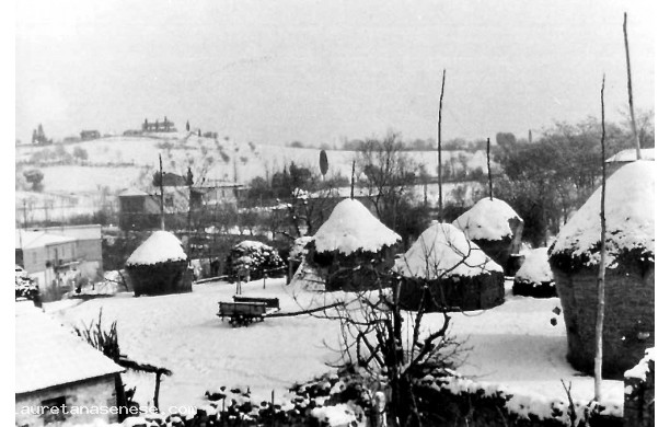 1963, Febbraio - Nevicata in campagna