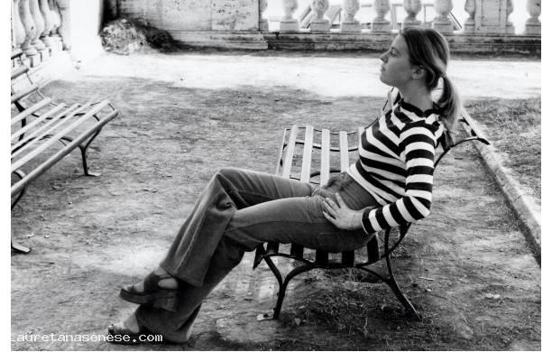 1974 - Roberta in Piazza d'Armi a Siena
