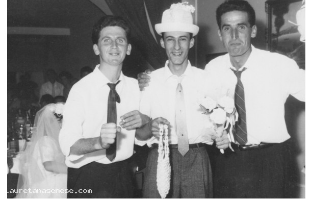 1966 - Tre partecipanti al pranzo matrimoniale di Gianpiero