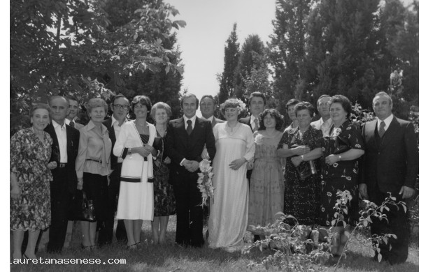 1977, Domenica 11 Settembre - Tanti invitati al matrimonio