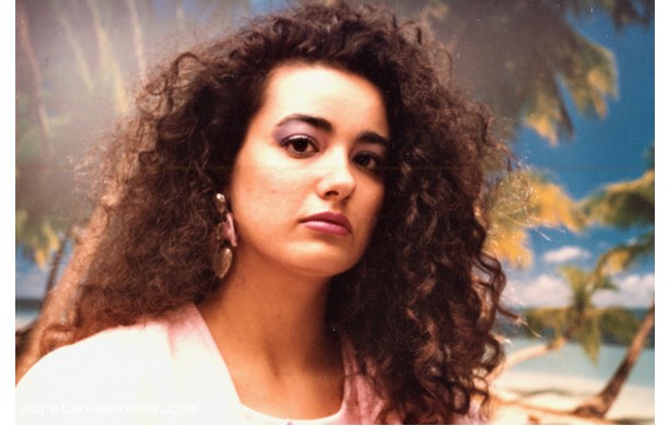 1988 - Paola, modella per l'acconciatrice Luciana