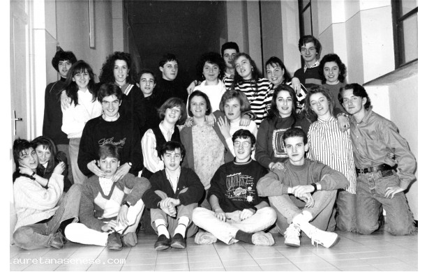 1989 - La 1^ B dell'Istituto Professinale Caselli