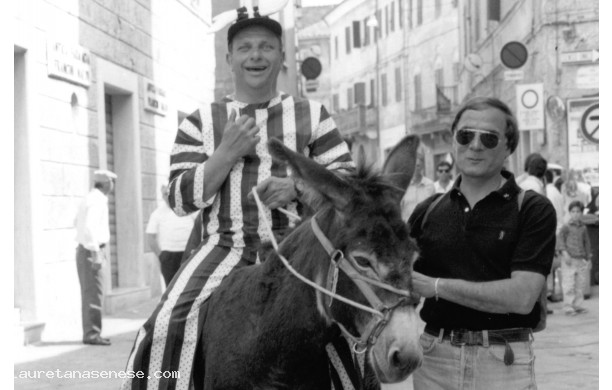 1992 - Il Bilia e Rolando, vecchie glorie del palio