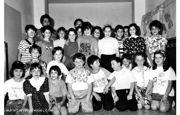 1992 - Quinta Elementare della maestra Volosca