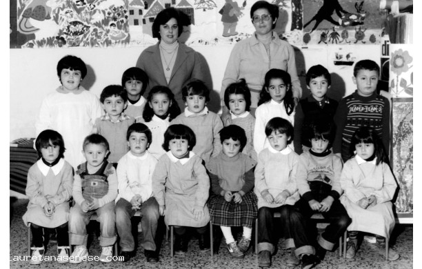 1980 - Scuola Materna, la classe dei gialli