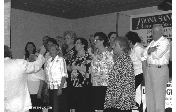 2006- Festa del Donatore: La Corale si esibisce