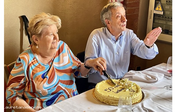 2023, Sabato 16 Settembre - Taglio della torta per festeggiare il traguardo dorato