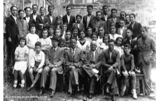 1937, 30 Giugno - Studenti e Professori del Ginnasio