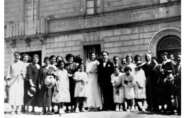 1935, Gioved 5 Settembre - Matrimonio Mannucci