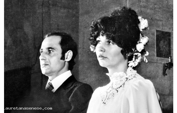 1977, Domenica 18 Dicembre - Si sposa una giovane coppia