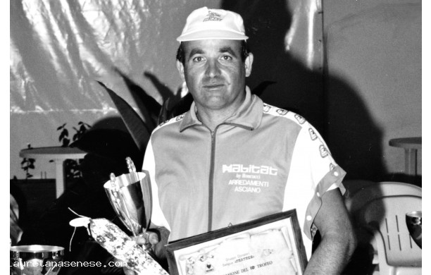 1991, Sabato 28 Settembre - 10 Torneo Donatori: I premi di Adriano