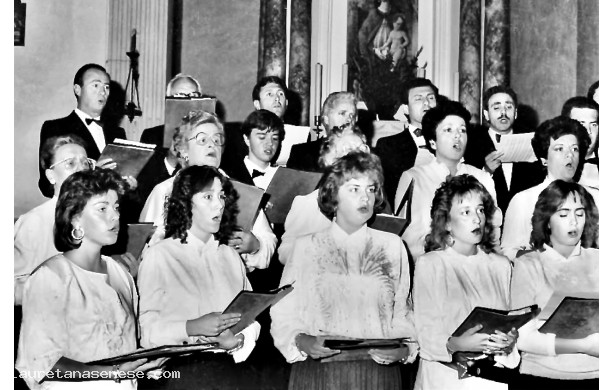 1987, Sabato 20 Giugno - La Corale in Sant'Agostino