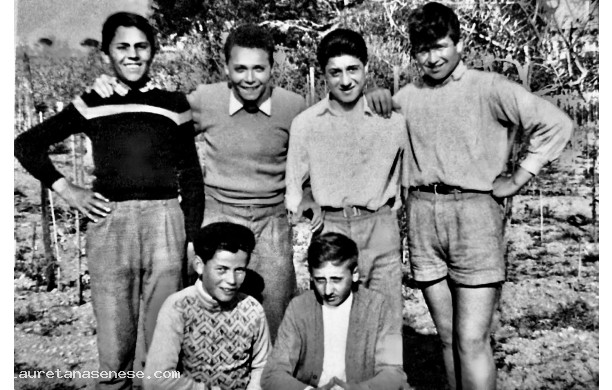 1955 - Allievi Avviamento Professionale Agrario a San Francesco