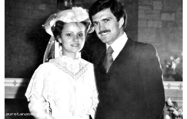 1978, Sabato 15 Aprile - Antonella e Massimo, una splendida coppia