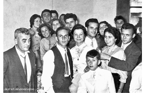 1955, Gioved 29 Settembre - Fedora e Angiolino sposi