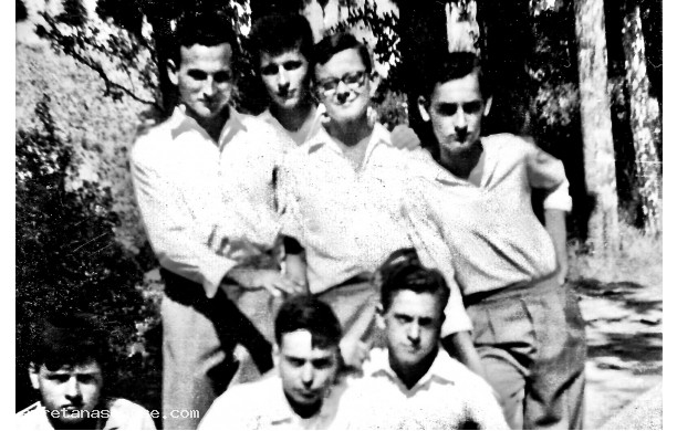 1956, Sabato 8 Settembre - Amici a Monte Oliveto per la festa