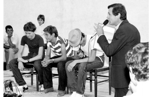 1983, Settembre - Festa degli Anziani alla Stazione: Presentazione orchestrali