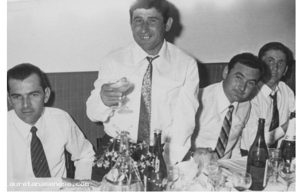 1968 - Gli autisti di Buricco al pranzo matrimoniale di Ilio