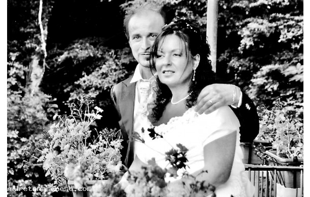 2008, Sabato 14 Giugno - Barbara e Graziano appena sposati