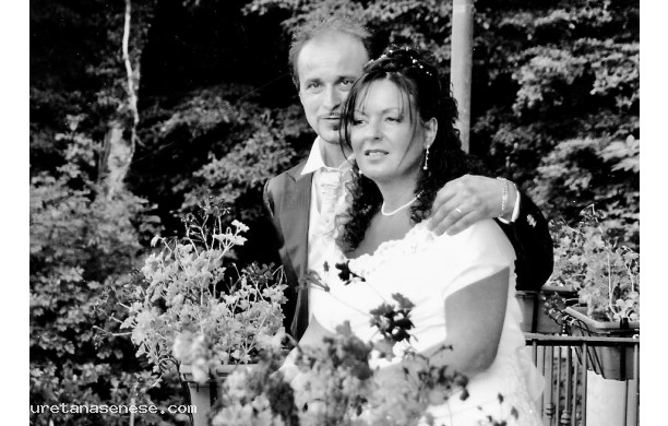 2008, Sabato 14 Giugno - Barbara e Graziano appena sposati