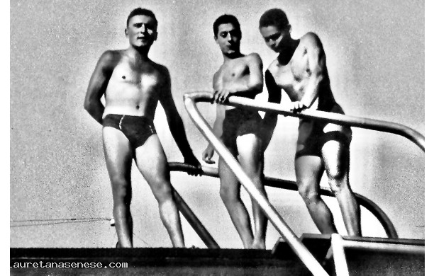 1958 - Tre amici in piscina