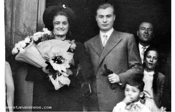 1950, Luned 11 Settembre - Giovanbattista si sposa a Montalcino