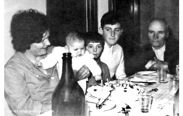 1970, 10 Gennaio - Sesto compleanno di Stefano