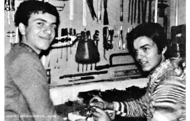 1978 - Mangia corrente e Fabio a bottega di Marino