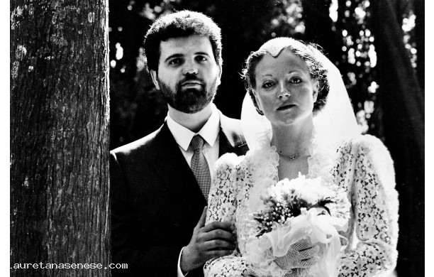 1983, Sabato 27 Agosto - La Maestra Palazzi si sposa con Lanfranco