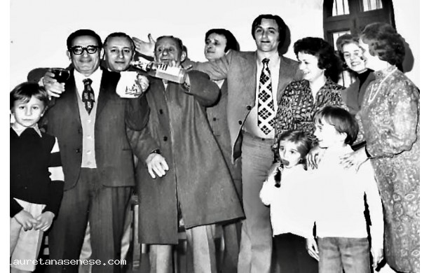 1973, Gennaio - Si fa festa per il matrimonio di Claudia e Ivo