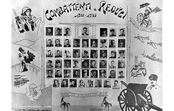 1948 - Pergamena ricordo dei Combattenti e Reduci