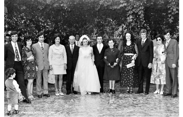 1971, Sabato 12 Giugno - Giorgio e Rosanna con i parenti