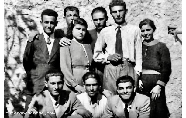 1949 - Fratelli Tommasi e parenti, ai Mulini sotto Grottoli