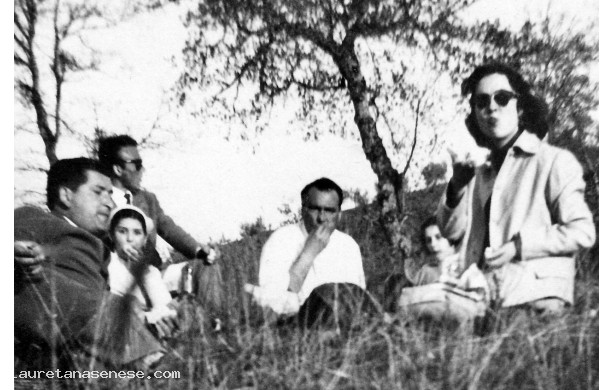 1958 - La famiglia Zampi a merenda in campagna