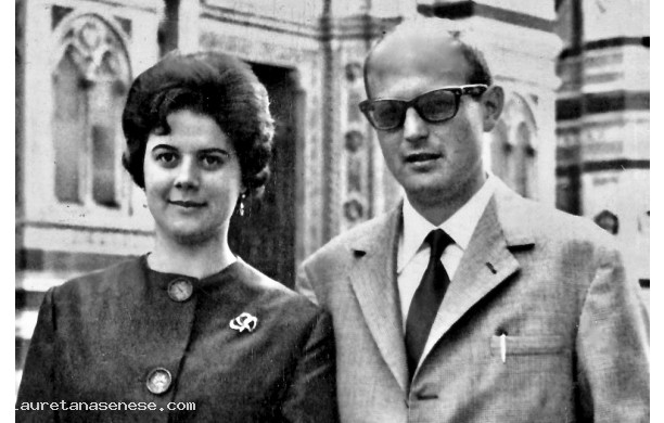 1961, Domenica 10 Settembre - Romano e Graziella in viaggio di nozze