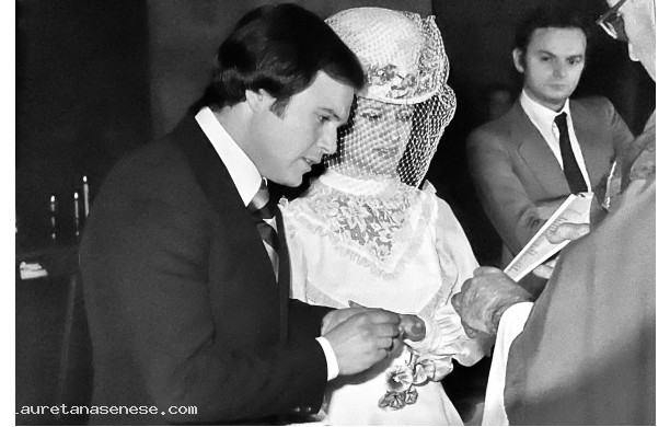 1975, Domenica 14 Settembre - Si sposano Luciano e Marilena