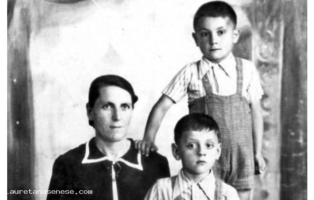 1943 - Settimia con i suoi figli