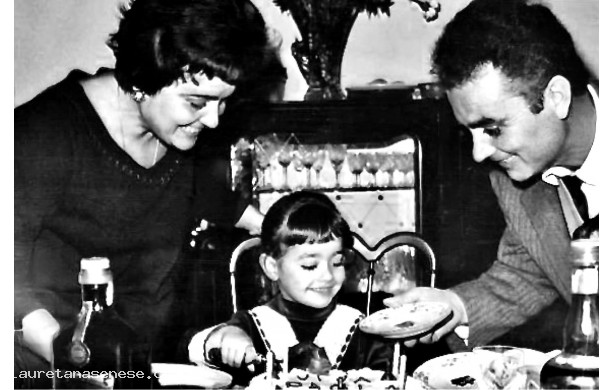 1968, Gioved 14 Novembre - Compleanno in famiglia di Paola Fiorini